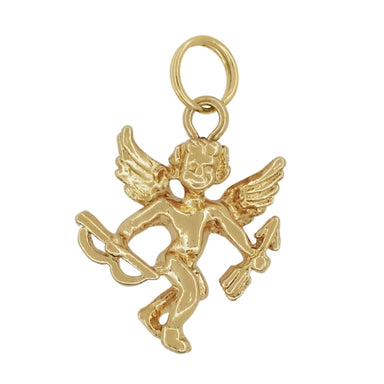 Vintage Come Up and See Me Sometime 14k Yellow Gold Key Charm