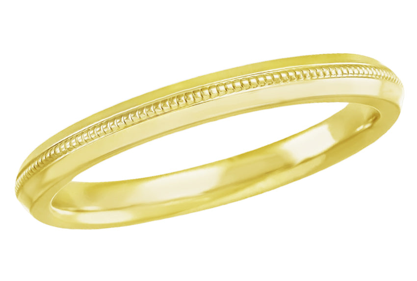 Classic Gold Band - 2.5mm Width