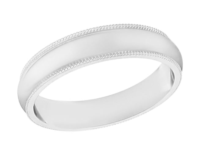 Milgrain Comfort-Fit Wedding Band 6mm – RW Fine Jewelry
