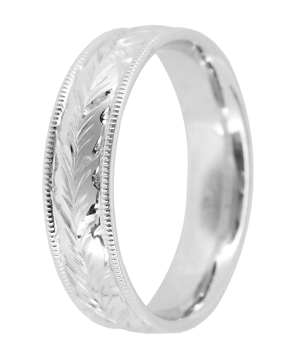 Cool Silver Men's Ring, 6MM Wide