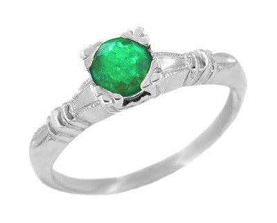 simple emerald rings
