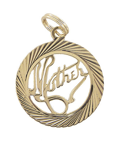 Mother Charm in 14 Karat Gold