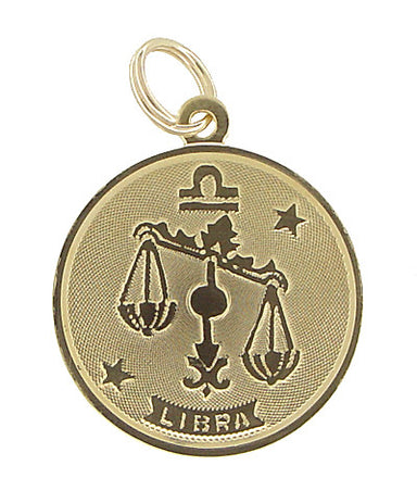 Zodiac Libra the Scales Charm