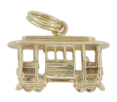 14k San Francisco Gold Pendant CRE offers Trolley vintage Mid Century reserved