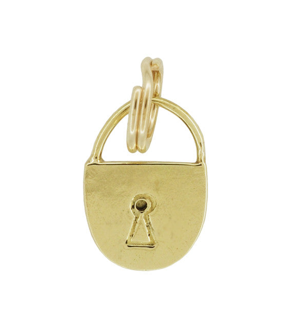 Padlock and Key Charm — MADE TO ORDER – Charmarama