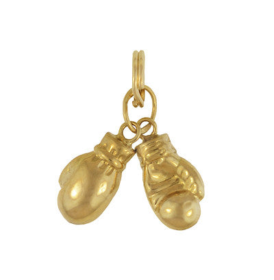 Boxing glove deals charm gold