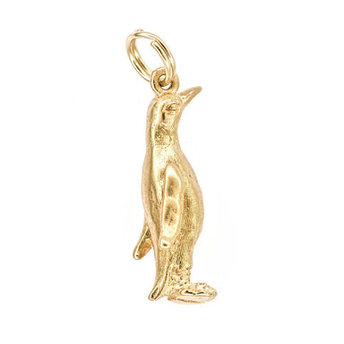 Penguin Charm in 14 Karat Yellow Gold