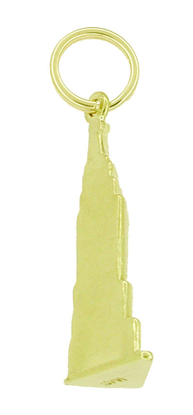 Empire State Building Charm in 14 Karat Gold - alternate view