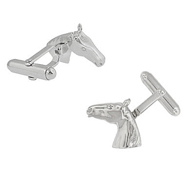 Sterling Silver Horse Head & Shoe Cufflinks – The Cufflink Store