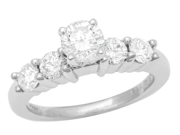 Classic floating hot sale diamond ring