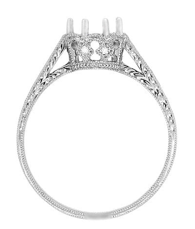 Ornate engagement ring on sale settings