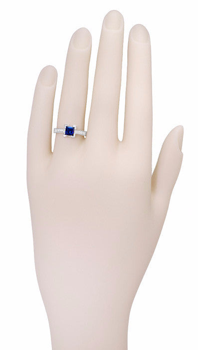 1.62 ct. Blue Sapphire Ring | Jennifer's Jewelry LLC