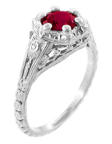 Kay Lab-Created Ruby Ring Lab-Created Sapphires Sterling Silver |  CoolSprings Galleria