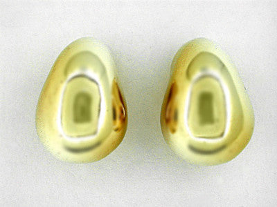 22k Plain Gold Earring JG-1908-00137 – Jewelegance