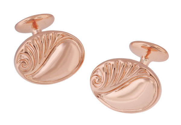 ENGRAVABLE Silver and Gold Cufflinks 33810112181