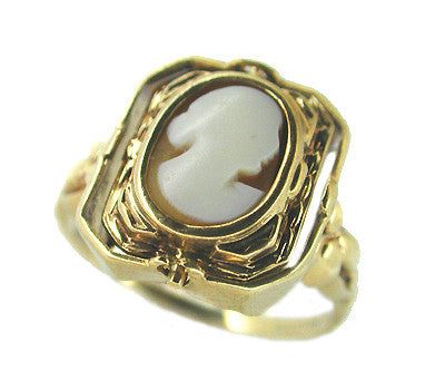 Cameo hot sale flip ring